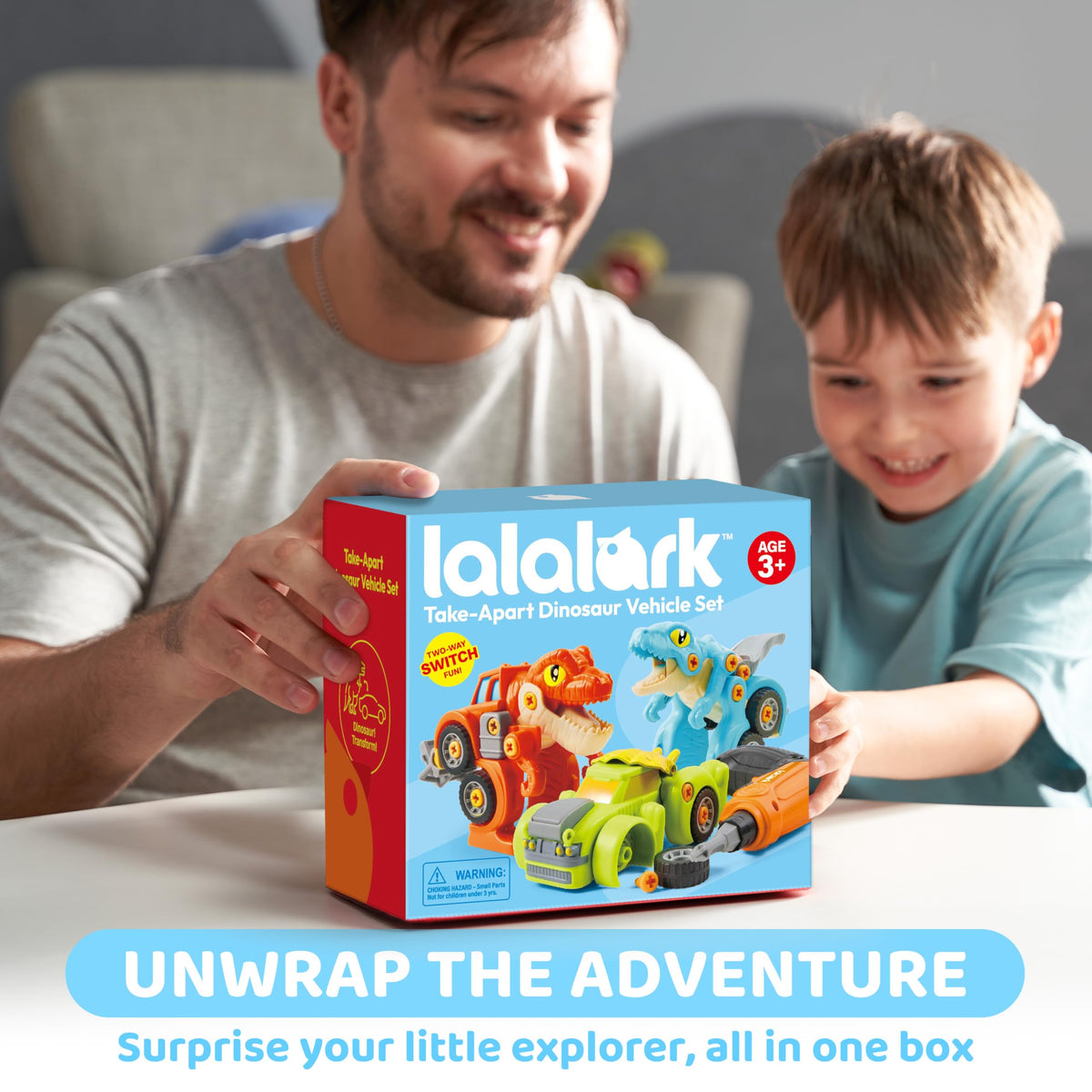 lalalark Dinosaur Cars make a versatile birthday gift for curious kids.