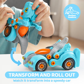 lalalark Dinosaur Cars T-Rex in car form sparks adventurous role-play and dexterity.