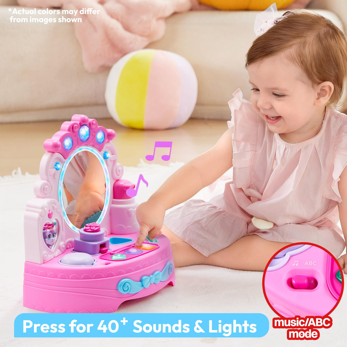 Lalalark pretend makeup kits and chunky accessories for little hands