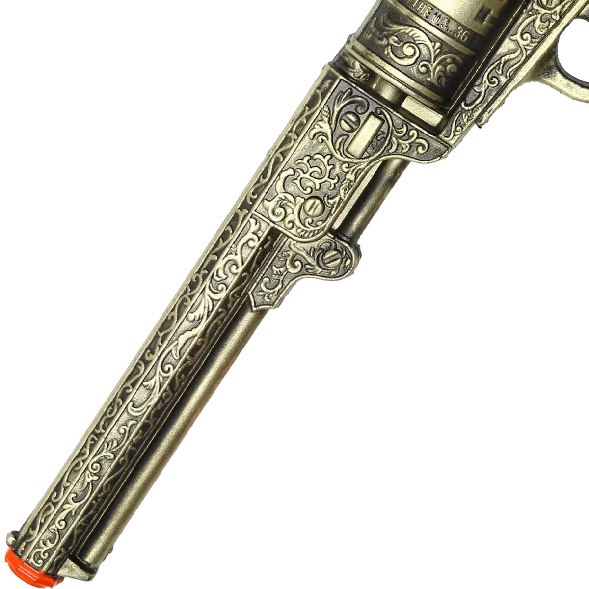 Detailed foam barrel measuring 10.25 inches, adds elegant realism to the replica.