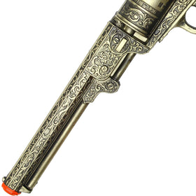 Detailed foam barrel measuring 10.25 inches, adds elegant realism to the replica.