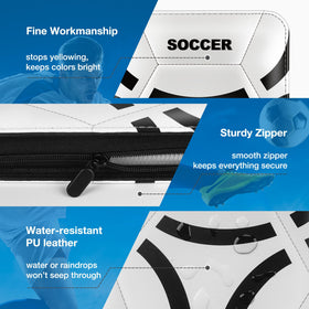 Lalasu Soccer Card Binder 3-ring design enables quick page changes.