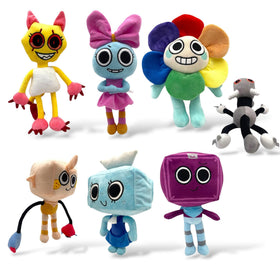 Lalaville Plush Toys Set7 with soft texture offers a cozy, velvety cuddle