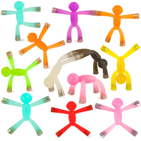 Laleay magnetic people on fridge show durable resin and strong magnets.