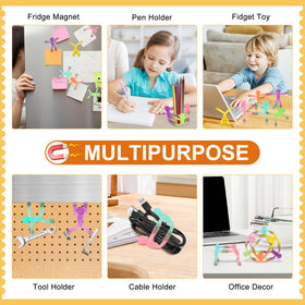 Laleay magnetic people act as travel companions for kids during trips.