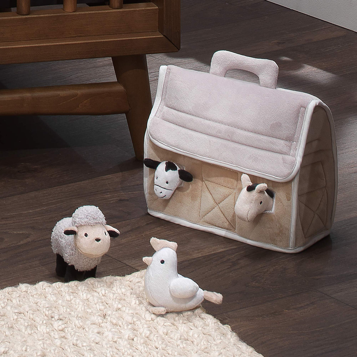 Lambs & Ivy plush textures up close highlight cozy tactile details.