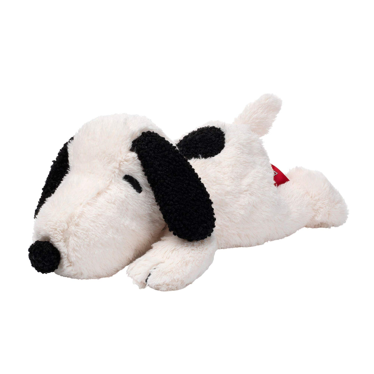 Lambs & Ivy Snoopy plush back spot detail boosts cuteness on display.