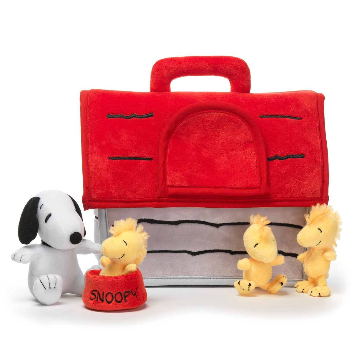 Soft doggie bowl accessory included with the Snoopy set