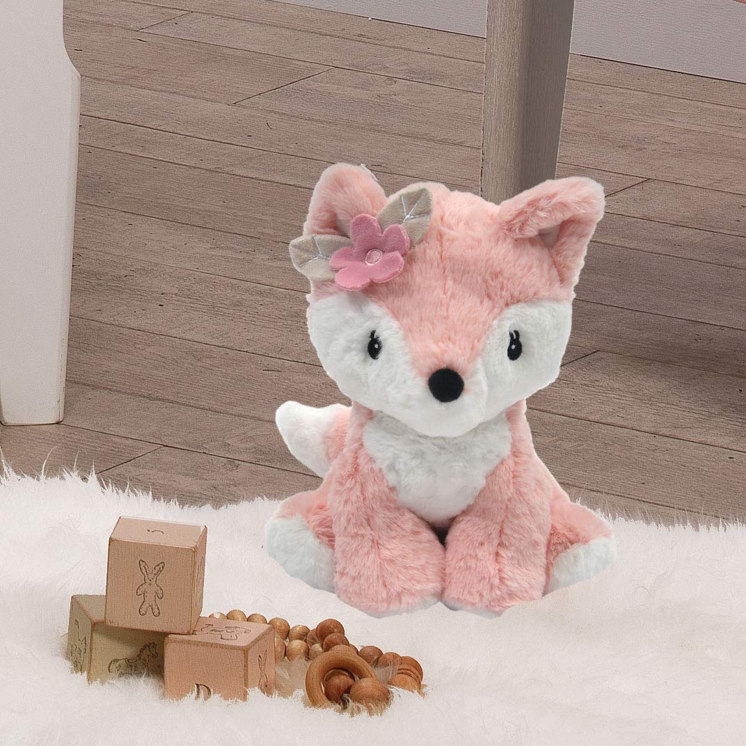 Lambs and Ivy gift-ready fox plush makes a charming baby shower gift.
