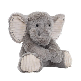 Lambs & Ivy Jett plush elephant, side view, perfect for everyday hugs.