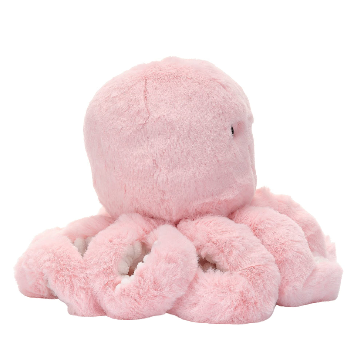 Lambs & Ivy Sea Dreams pink plush octopus Bubbles velour tentacles tactile contrast