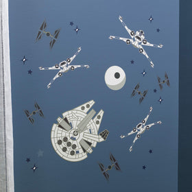 Lambs & Ivy Star Wars Millennium Falcon wall decals for imaginative playtime