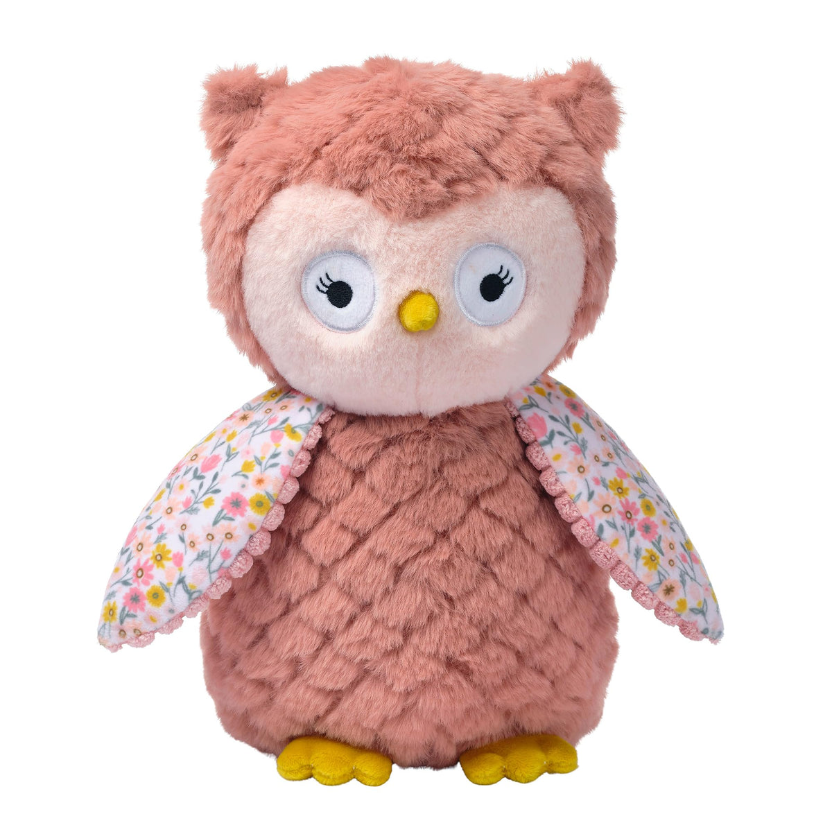 Lambs & Ivy Twiggy owl plush with soft minky for cozy snuggles.