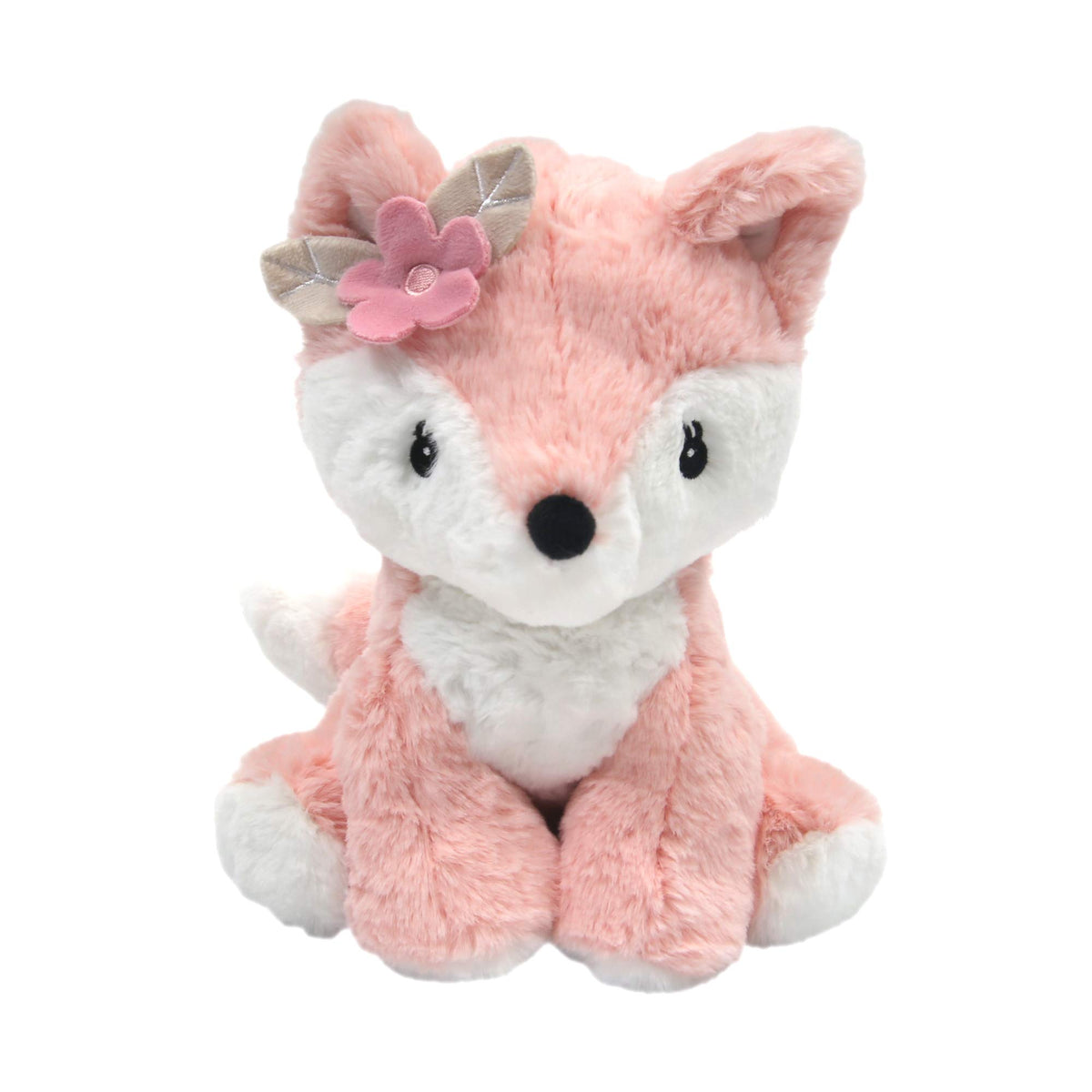 Lambs and Ivy woodland fox plush provides cozy, comforting hugs for kids.