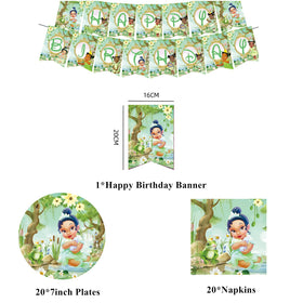 Lamden Princess Tiana tablecloth brightening indoor and outdoor celebrations