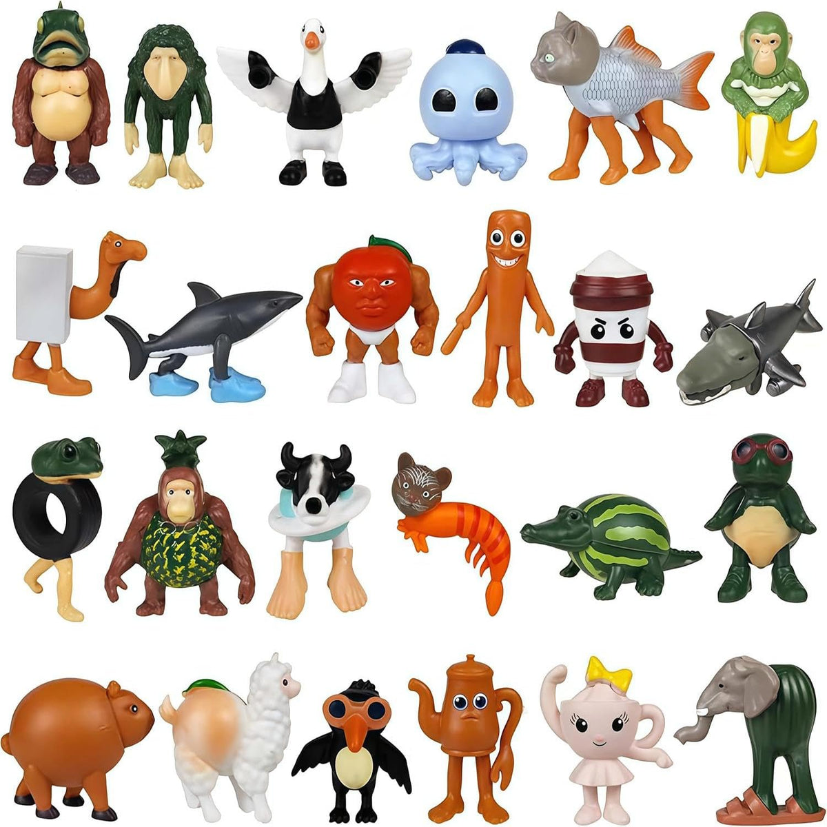 LAN ZHANG GUI brainrot action figures Italian set 1.8 inch for collectible play