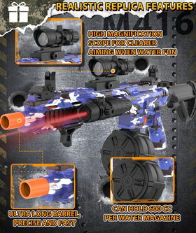 LAN ZHANG GUI electric gel ball blaster in action during outdoor play