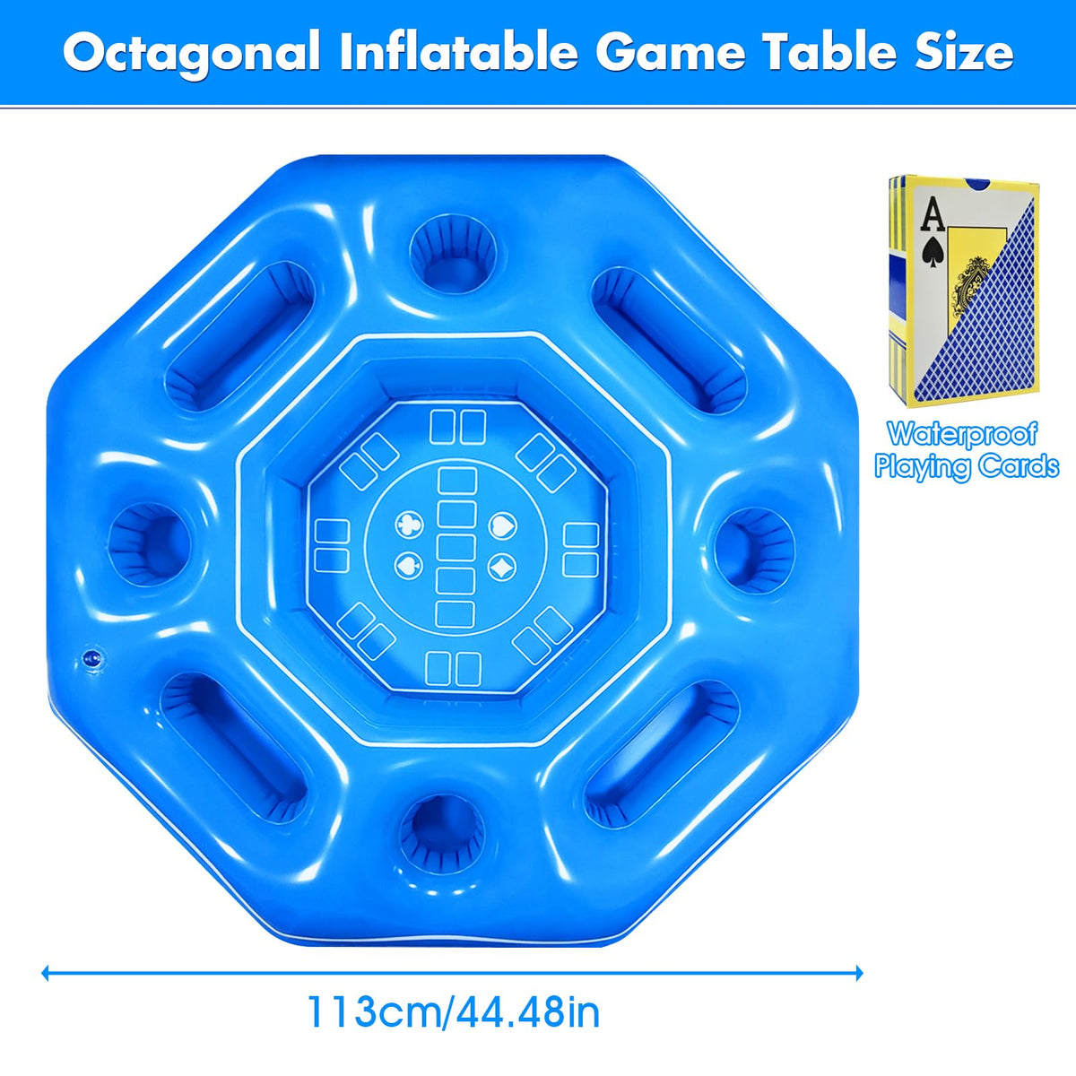 Lanathel waterproof playing cards deck designed for pool use.