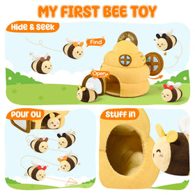 Lanbeby bees with crinkle paper invite tactile exploration