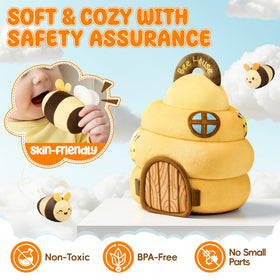 Lanbeby soft materials are washable and baby-safe
