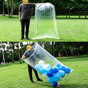 Lanboon large balloon bags showing drawstring closure for quick sealing