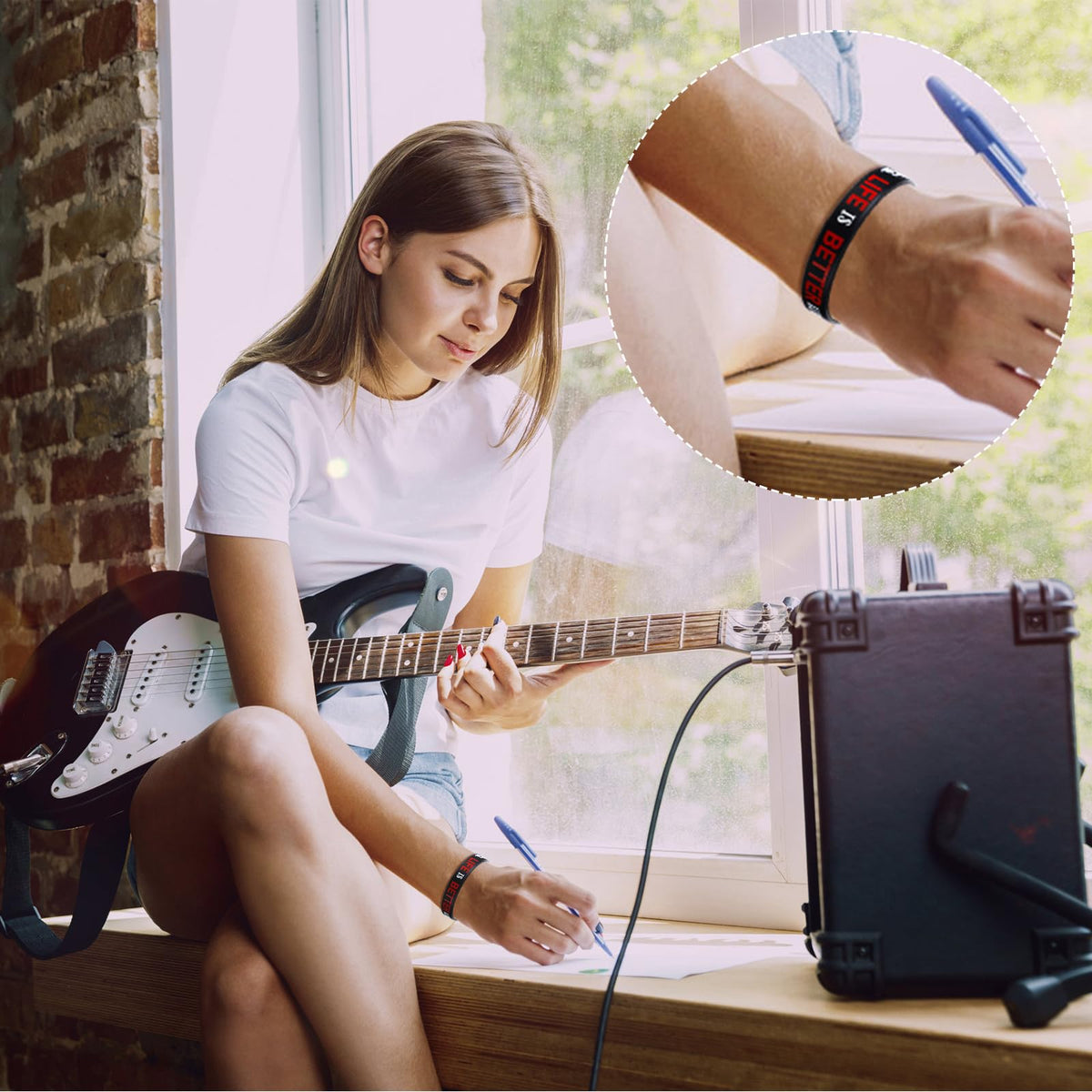 Landical unisex wristbands suit any age or gender for music lovers.