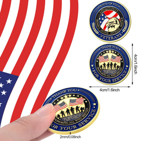 Landical coins on display case highlighting premium alloy keepsake quality