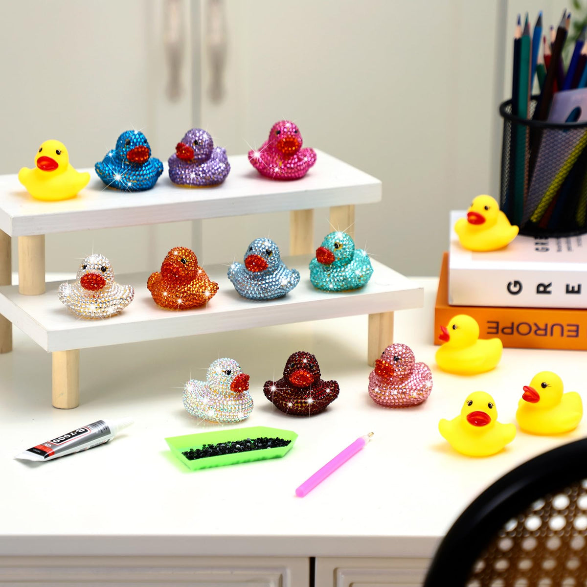Landical DIY duck decoration in progress sparks imagination