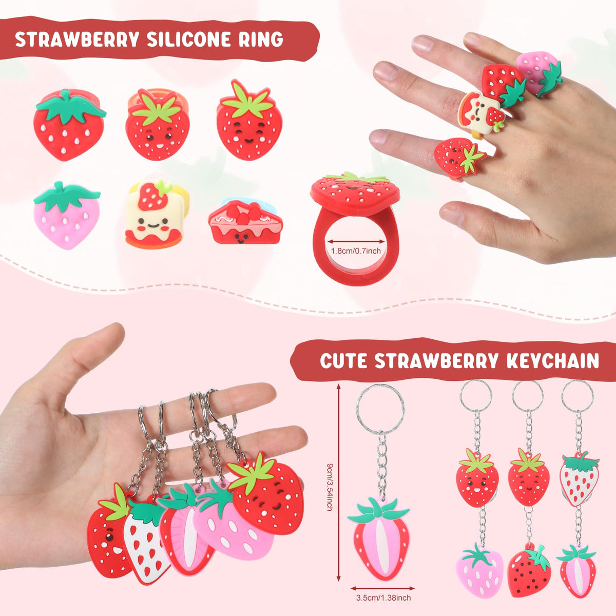 Landical strawberry stickers demonstrate waterproof decor for crafts