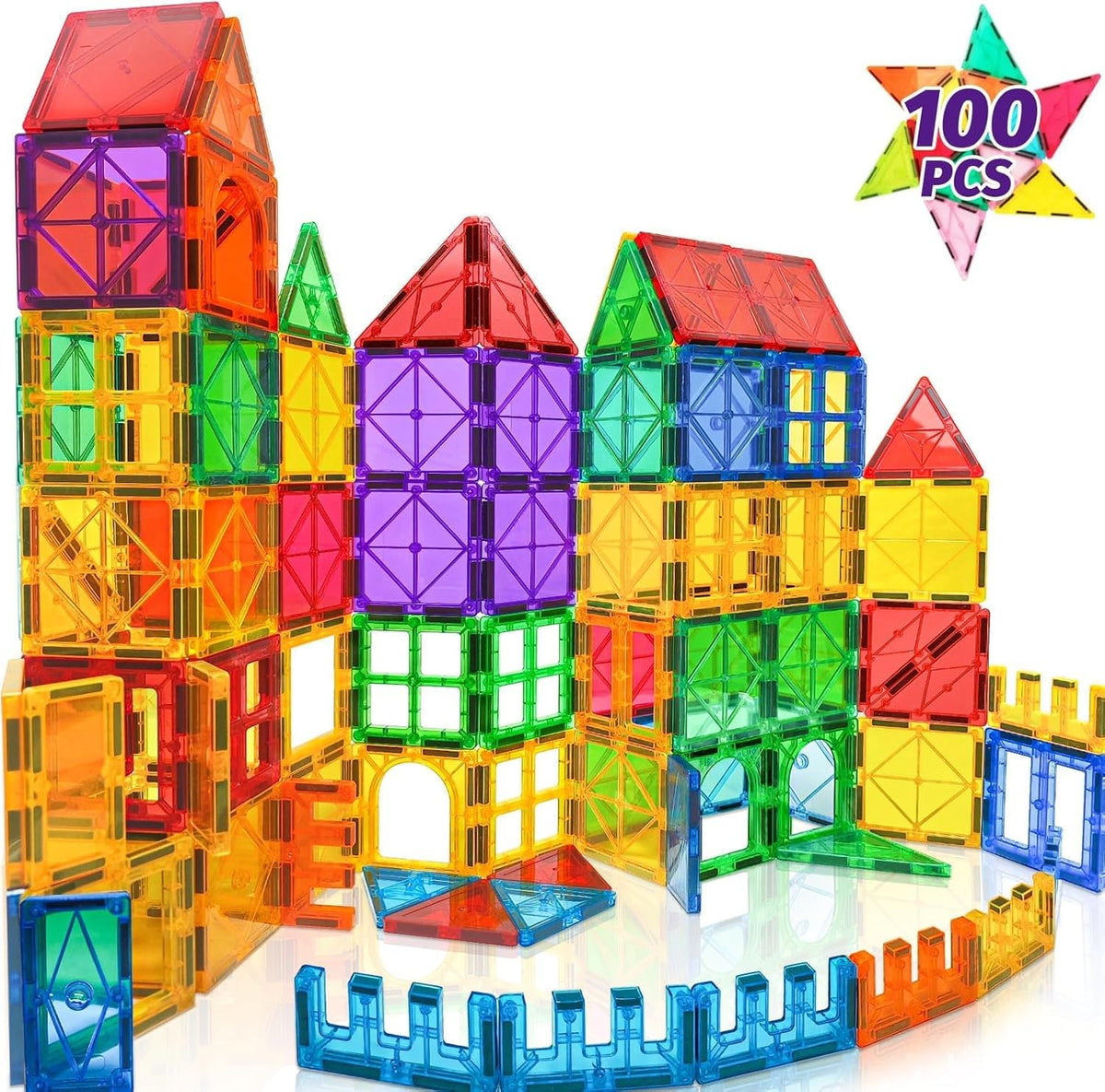 Gift-ready Landtaix magnetic tiles ideal for birthdays or holidays