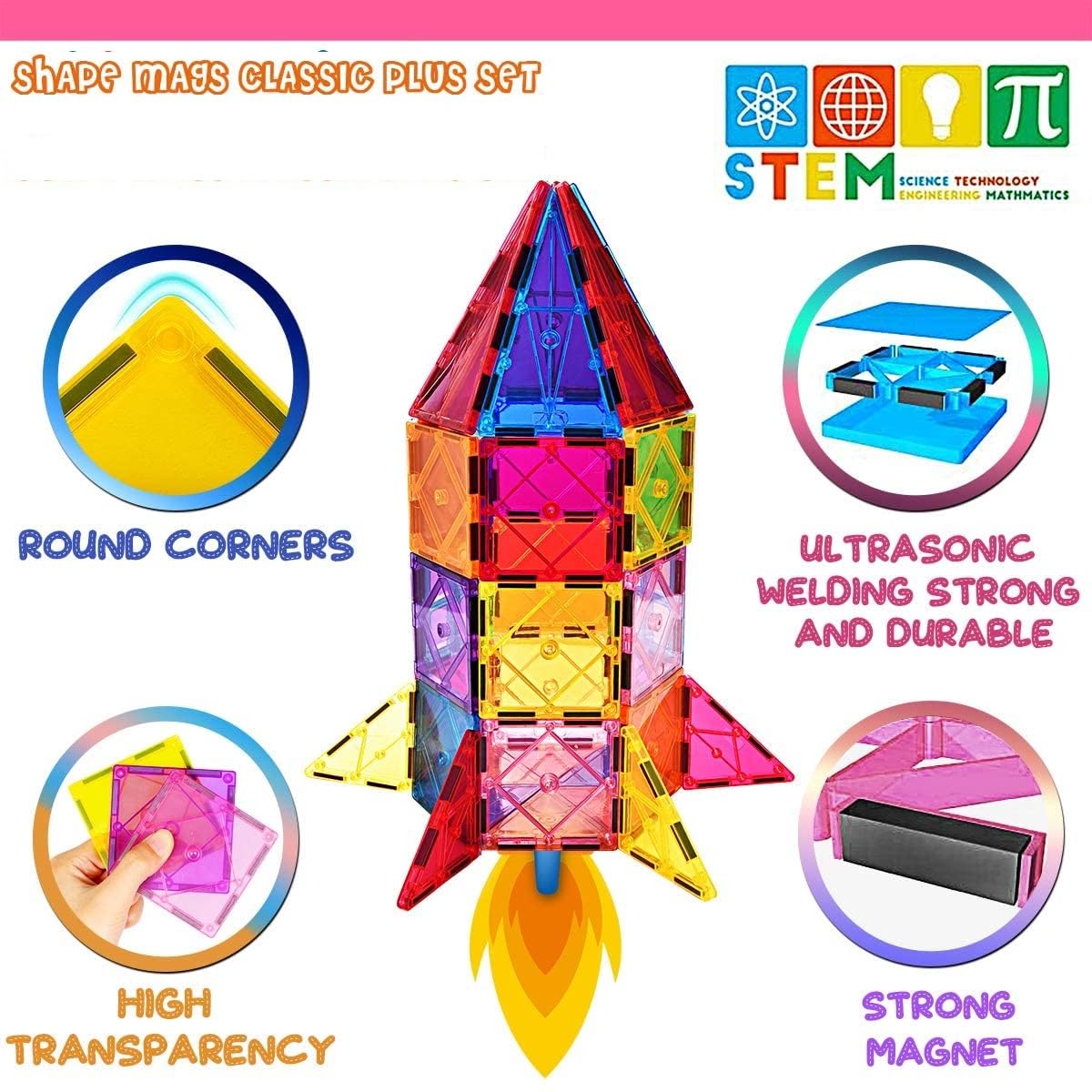 Kids explore shapes with Landtaix tiles for educational play and patterning
