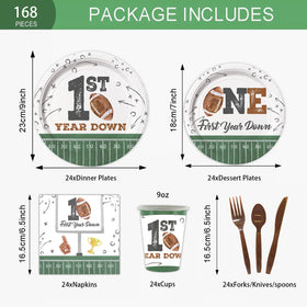 LANGASQUE football napkins soft and absorbent for quick cleanup.