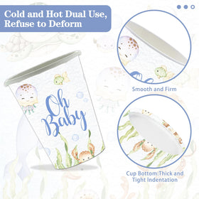 LANGASQUE under-the-sea cups—sturdy cups for little drinks