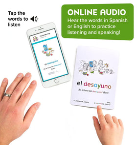 Language Together family cards encourage everyday vocabulary and dialogue