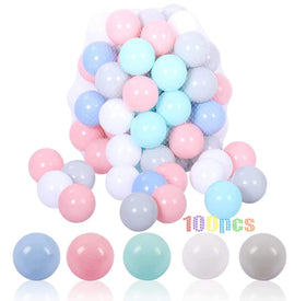 LANGXUN ball pit balls, 2.2-inch diameter for safe toddler play.
