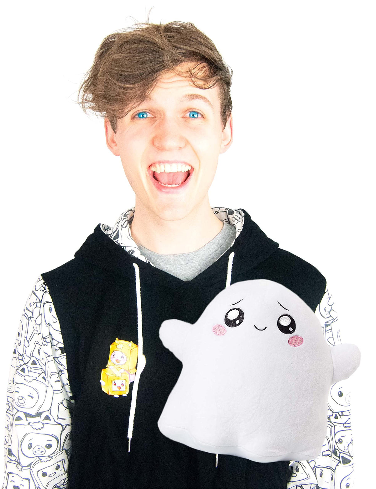 LankyBox Ghosty full-toy hugs are great for kids and collectors alike.