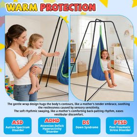 Lanmun reinforced cotton canvas seat with stitched edges