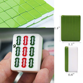 LANYOTA Mahjong includes three dice for authentic rounds.