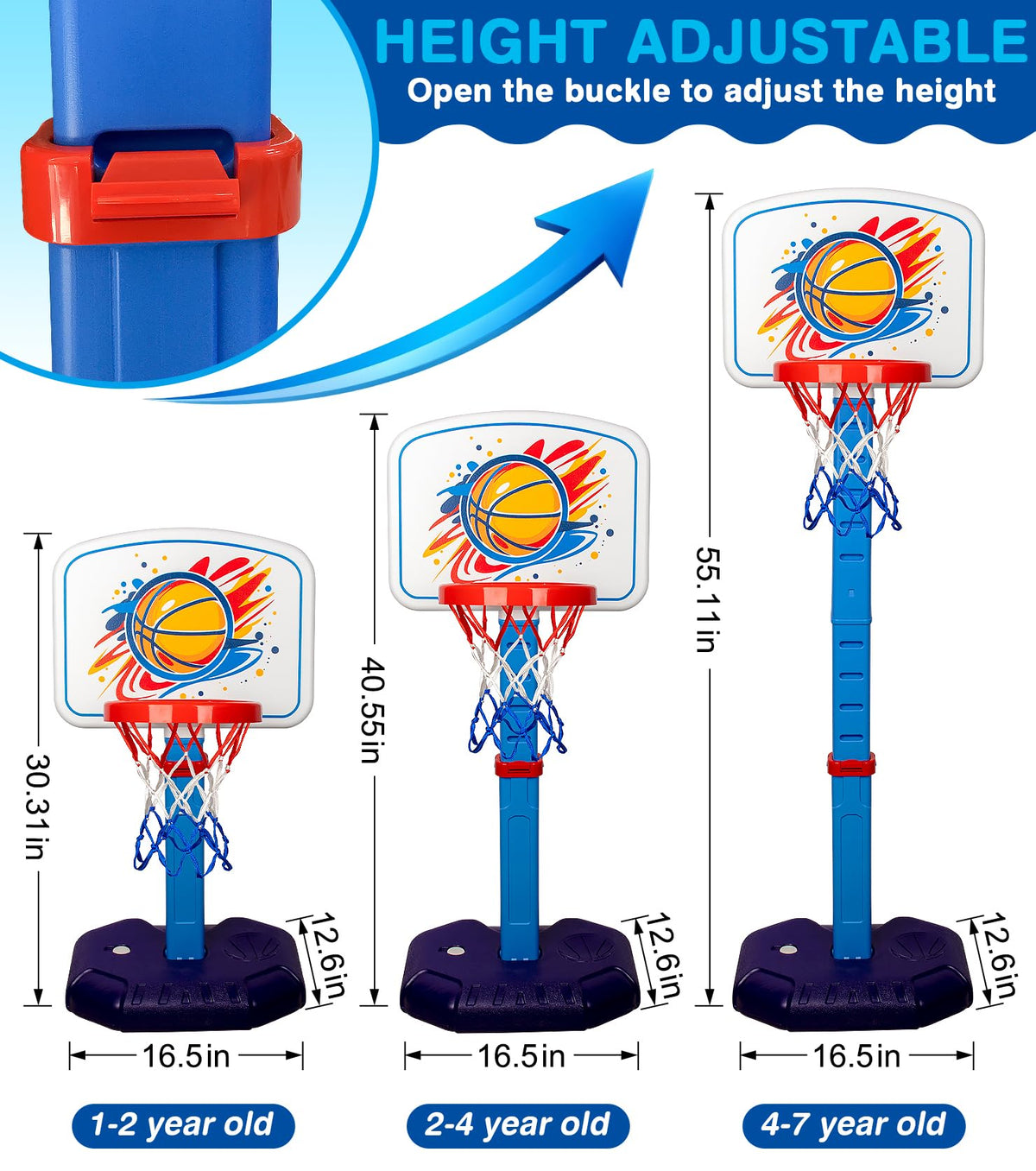 LAO XUE easy-assembly hoop ready for quick setup and family fun.