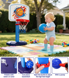 LAO XUE included nets complete the mini hoop setup for real game feel.
