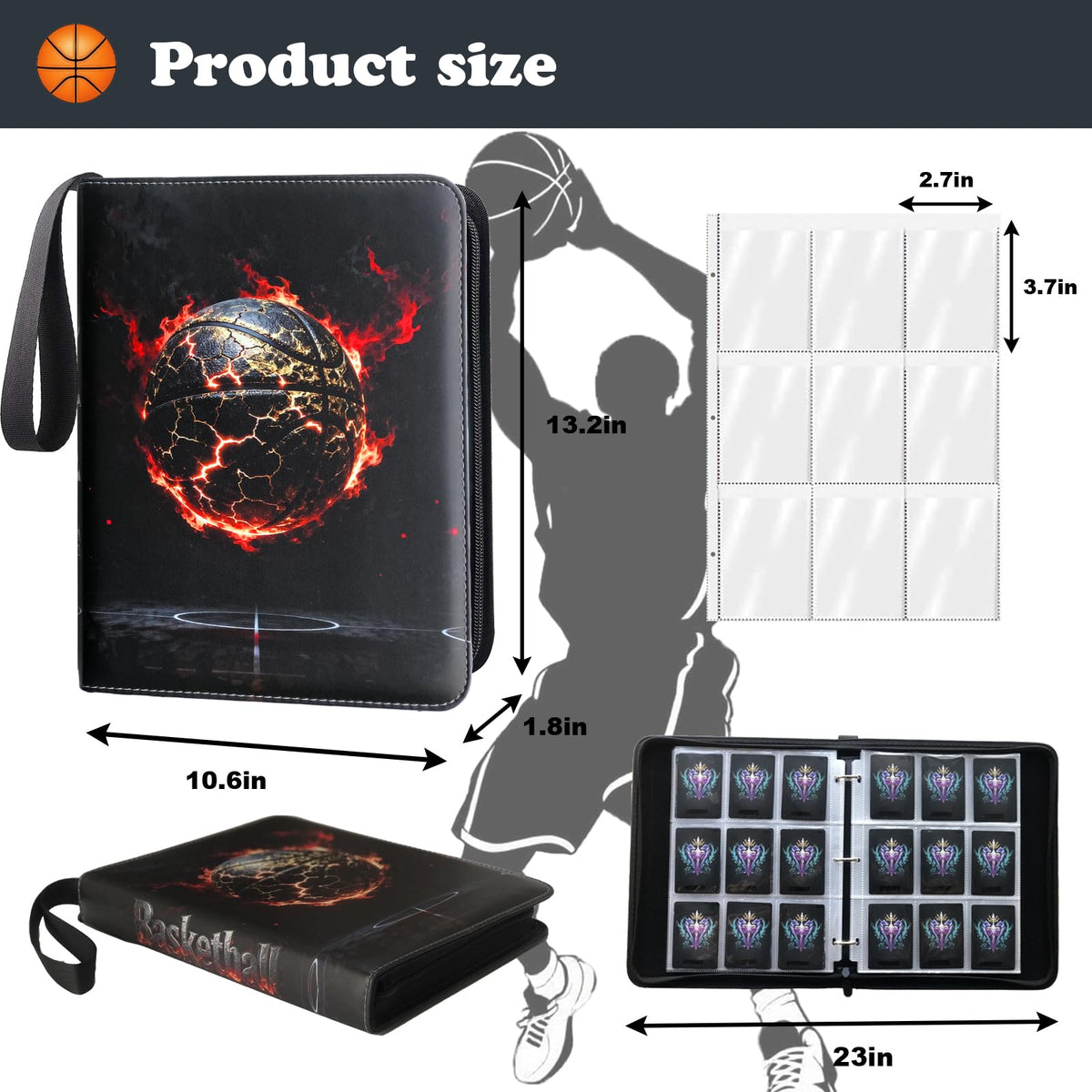 Wrist strap lets you carry and display cards while traveling.