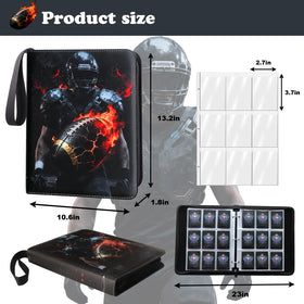 LaoJiang binder with wrist strap, ideal for on-the-go trading