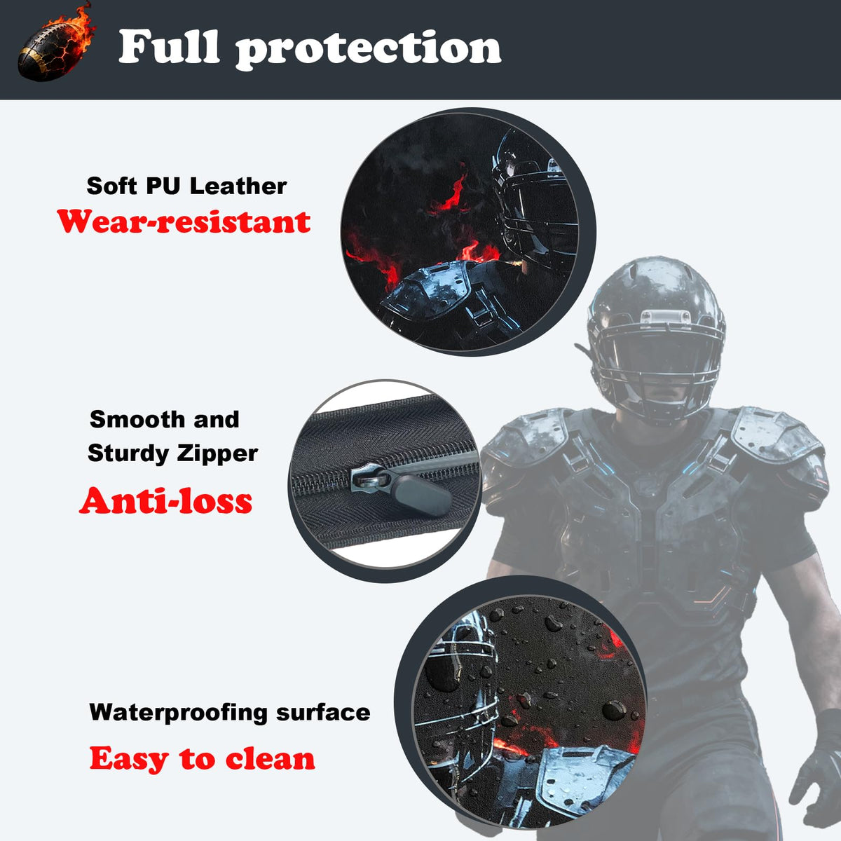 LaoJiang binder zipper seal protects cards from dust and moisture