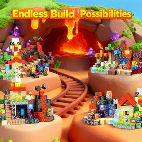 Laoren glow-in-the-dark block sparks curiosity during nighttime building sessions.