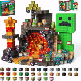 Laoren magnetic building blocks forest track fuels imaginative play and early STEM exploration.