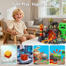 Laoren magnetic building blocks gift-ready set ideal for birthdays and holidays.