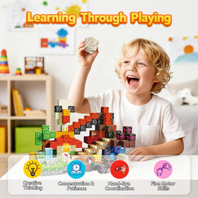 Laoren safe, durable ABS plastic with rounded edges for safe play.