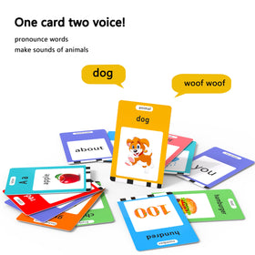 Lapare Talking Flash Cards animal-sounds feature engages kids with realistic animal noises.