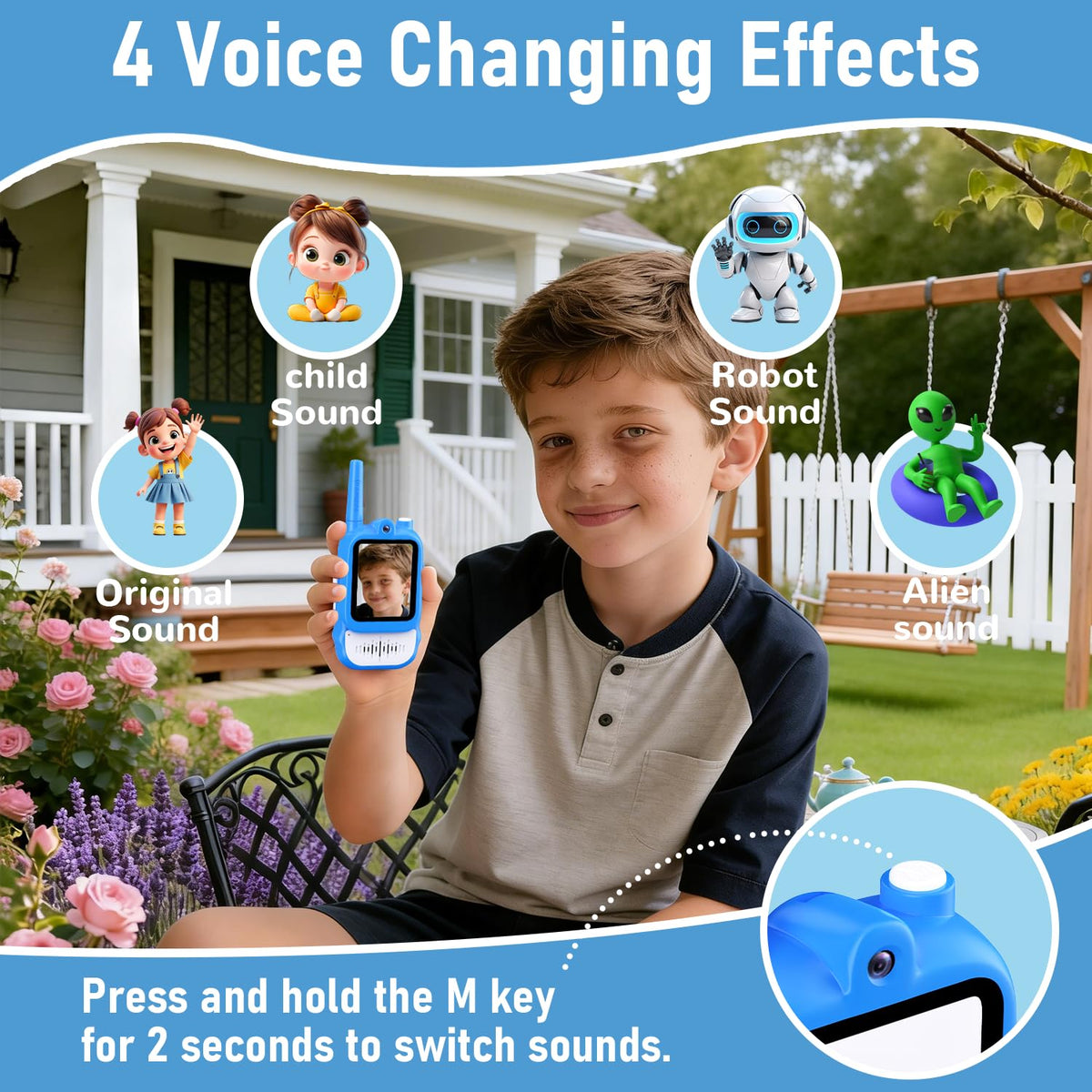 Lapare video walkie real-time video delivers live chats during games and play