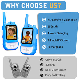 Lapare walkie long-range-audio keeps clear communication across rooms and yards